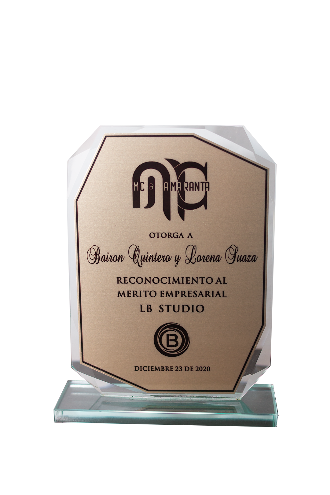 Reconocimiento recibido por LB STUDIO