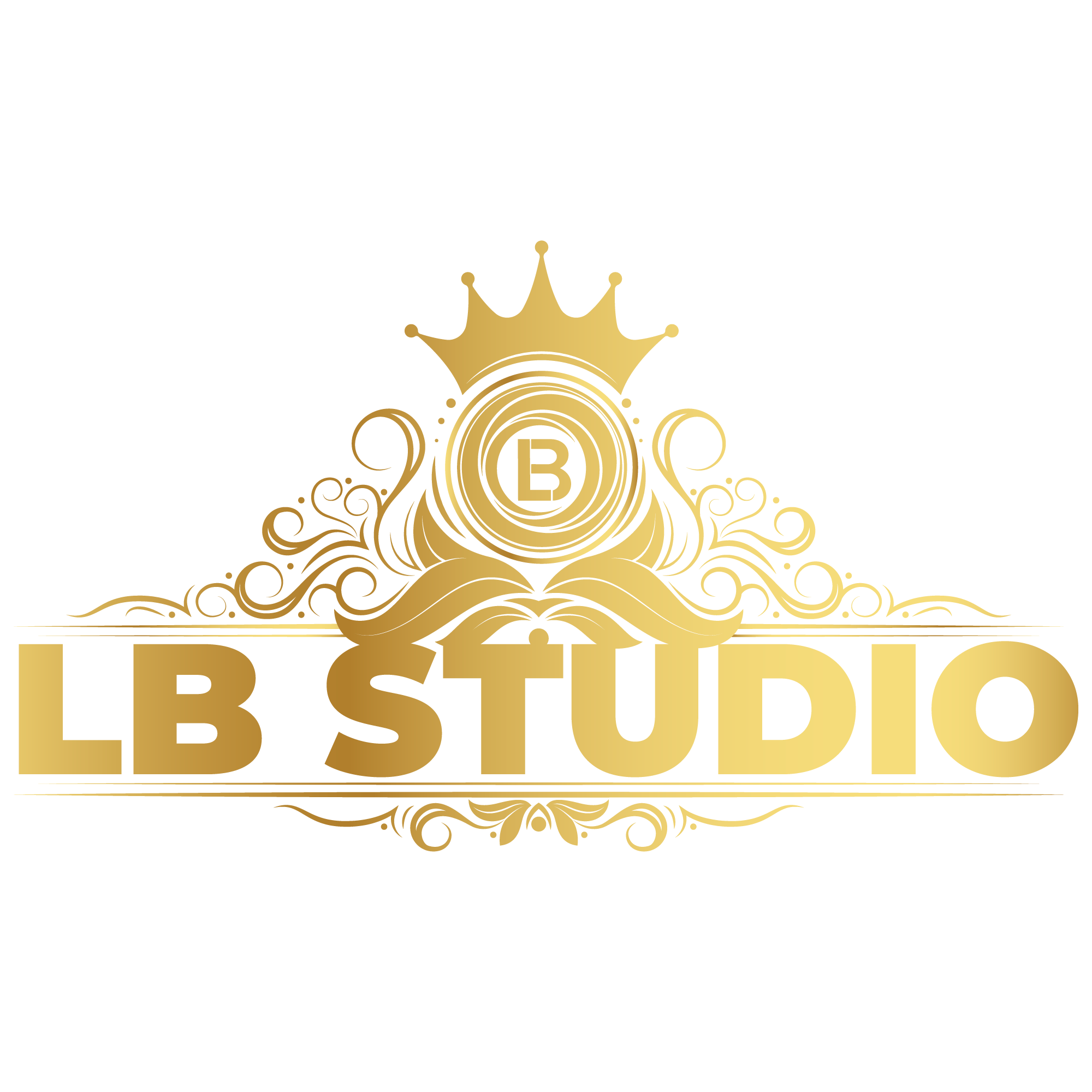 LB STUDIO — logo del estudio de modelaje y creación de contenido de lujo